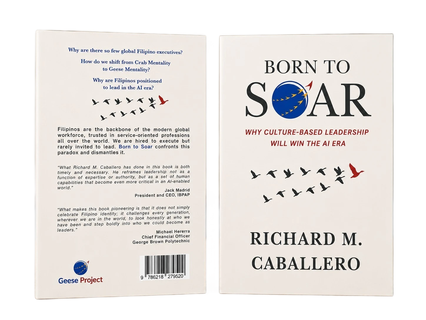 Born to Soar by Richard Caballero — front and back cover